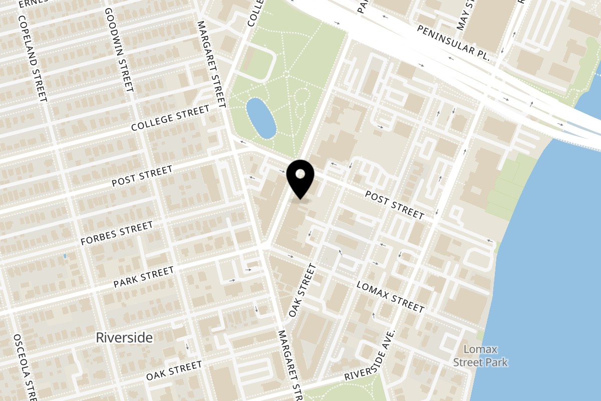 Map showing the location of EZ Eatz by Yaya EZ Eatz by Yaya - Park St. on 1023 Park St in Jacksonville